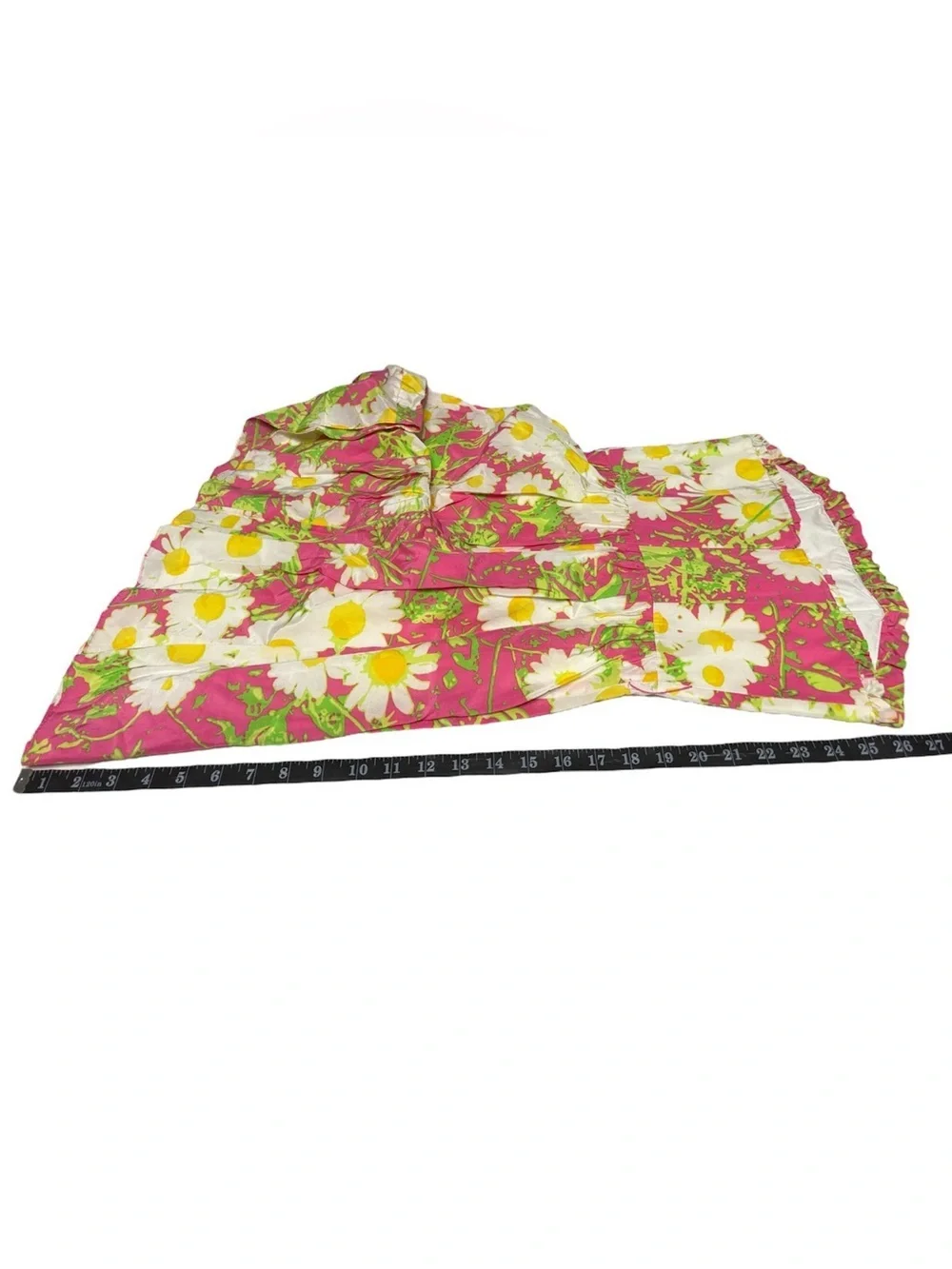 Lilly Pulitzer Briddie Strapless daisy silk dress size 0 - Picture 10 of 12